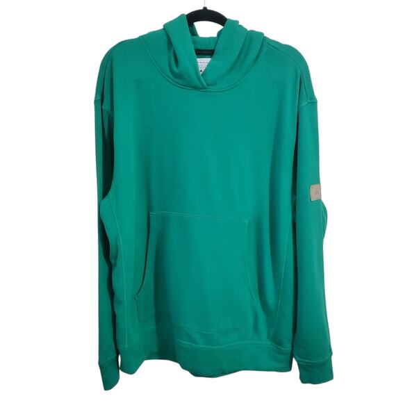 Adidas Golf Adicross Hooded Pullover Sweatshirt Green L - Picture 5 of 16